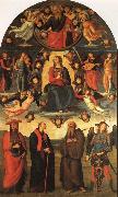 PERUGINO, Pietro The Assumption of the Virgin with Saints Sweden oil painting artist
